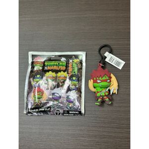 Teenage Mutant Ninja Turtles x Naruto Bag Clip Keychain - Raph x Gaara (B)